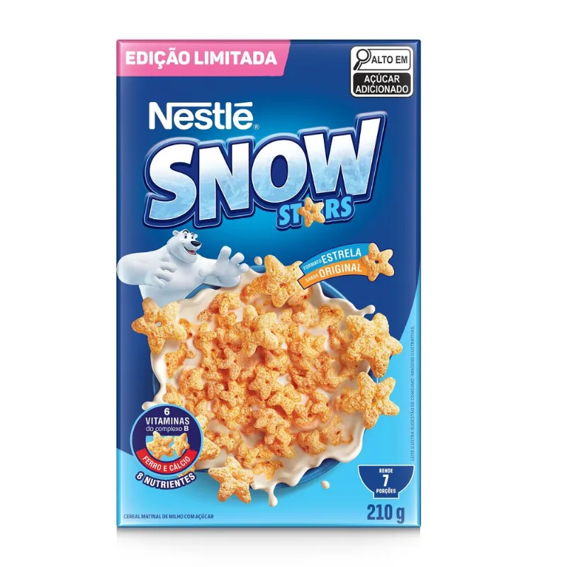 Cereal Matinal Snow Flakes Stars 210g Cereal Matinal Snow Stars 210g