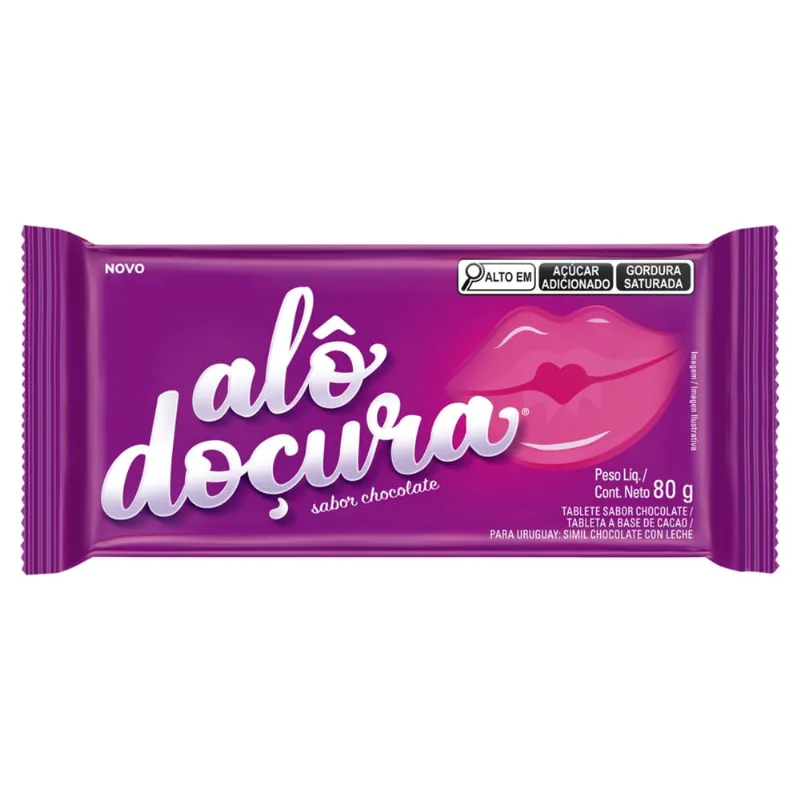 Chocolate Garoto Alô Doçura Tablete 80g