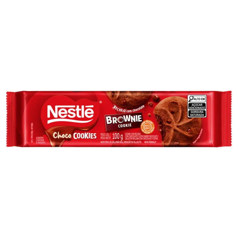 ChocoCookies Nestlé Brownie 100g - NESTLE - Mercearia E Gastronomia