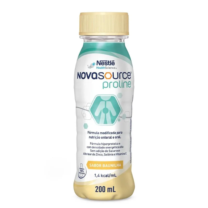 Nutrição Enteral e Oral Nestlé Novasource Proline Baunilha 200ml