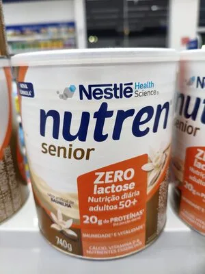 Nutren Senior Zero Lac Baunilha 740g - Nutren - Alimentos