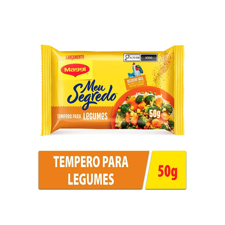 Tempero Maggi Meu Segredo Granulado Legumes 50G - Maggi - Mercearia