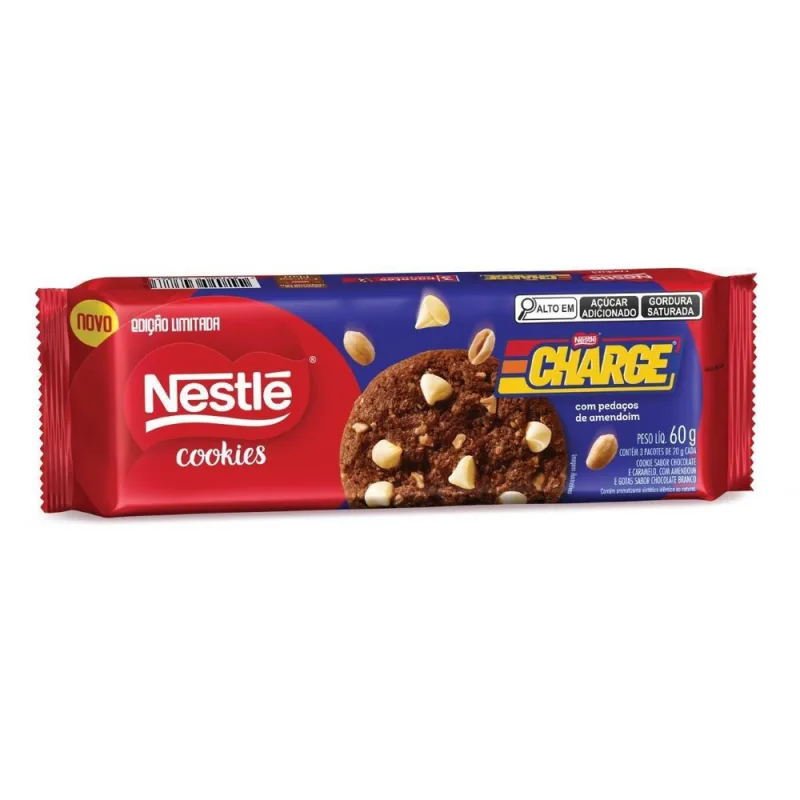 Biscoito Nestlé Cookie Charge 60g - Nestlé - Mercearia