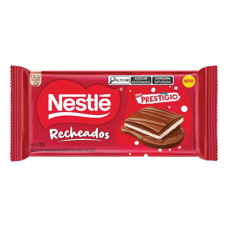 Chocolate Prestigio Recheados Nestlé 90g