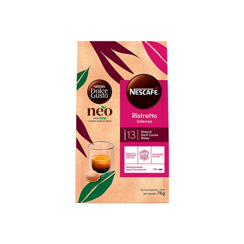Café Nescafé Neo Ristretto Intense com 10 Cápsulas 76g