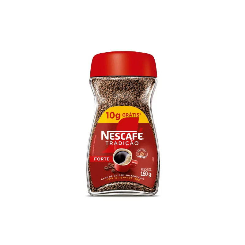 Café Solúvel Tradição Forte Nescafé 160g Embalagem Promocional - Nescafé - Mercearia