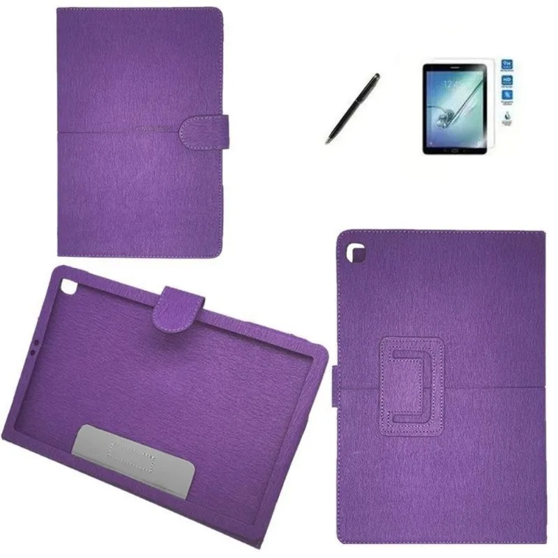 Kit Capa Galaxy Tab S5e SM - T725 10.5 e Can, Pelicula Roxo