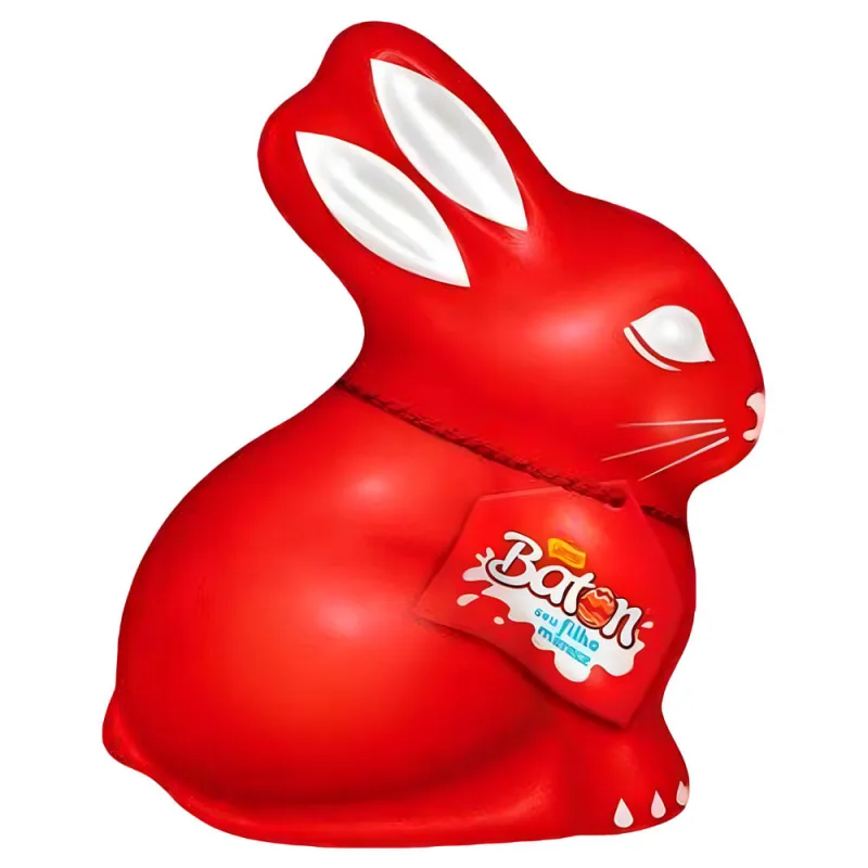 OVO DE PASCOA GAROTO COELHO BATON 70G - GAROTO - Cacau E Derivados