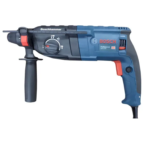 MARTELETE PERFURADOR E ROMPEDOR 220V 820W GBH 2 24D COM MALETA AZUL BOSCH - Bosch - Ferramentas