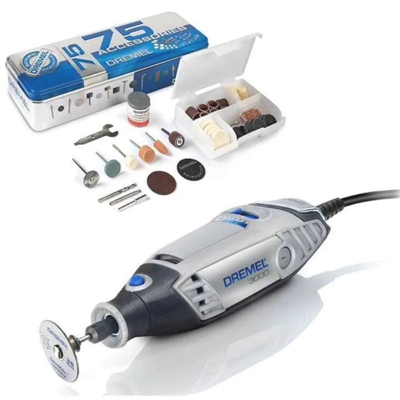 Micro Retífica Dremel 3000 130W com 75 Acessórios 220V