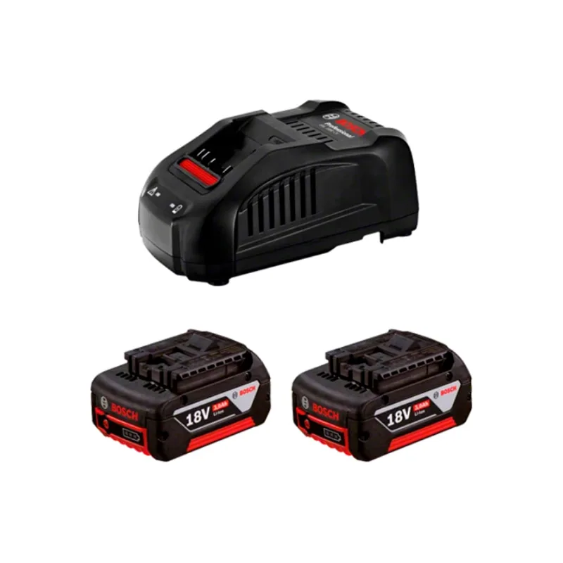 Kit Carregador Bosch GAL 1880 CV com 2 Baterias GBA 18V 4.0Ah 110V