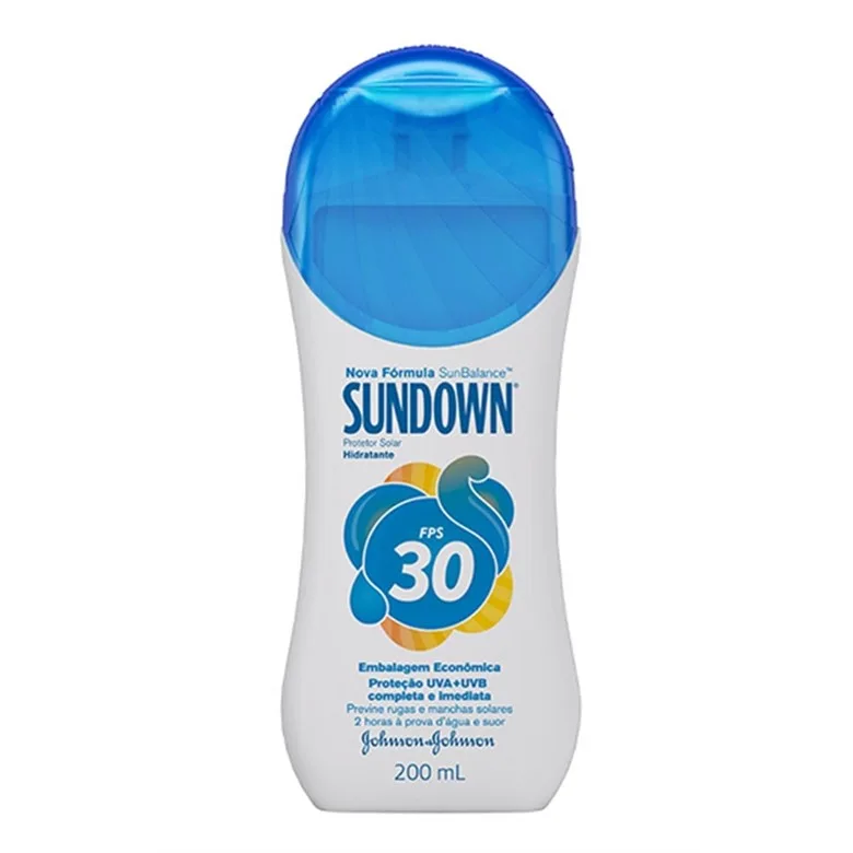 Protetor Solar Loção Sundown 200ml Fps30 Unit - SUNDOWN - Higiene E Beleza