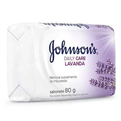 Sabonete Em Barra Lavanda Johnson S Daily Care Cartucho 80g - JOHNSONS - Higiene E Beleza