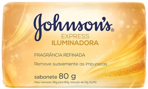 Sab Johnsons Iluminadora 80g - JOHNSONS - Higiene E Beleza
