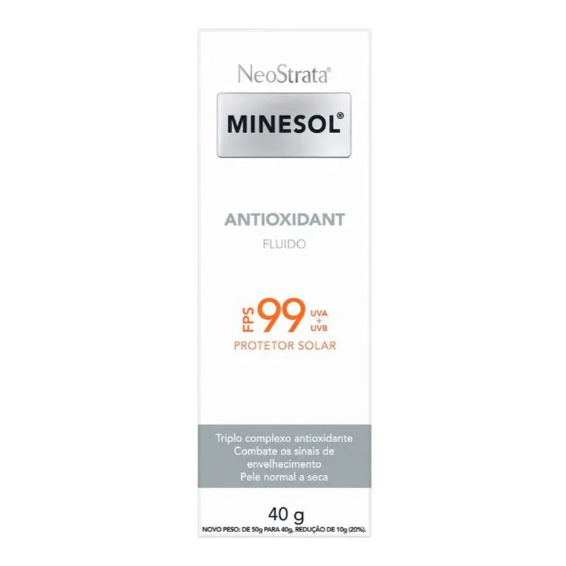 Protetor Solar Facial Neostrata Minesol Antioxidant FPS99 40g