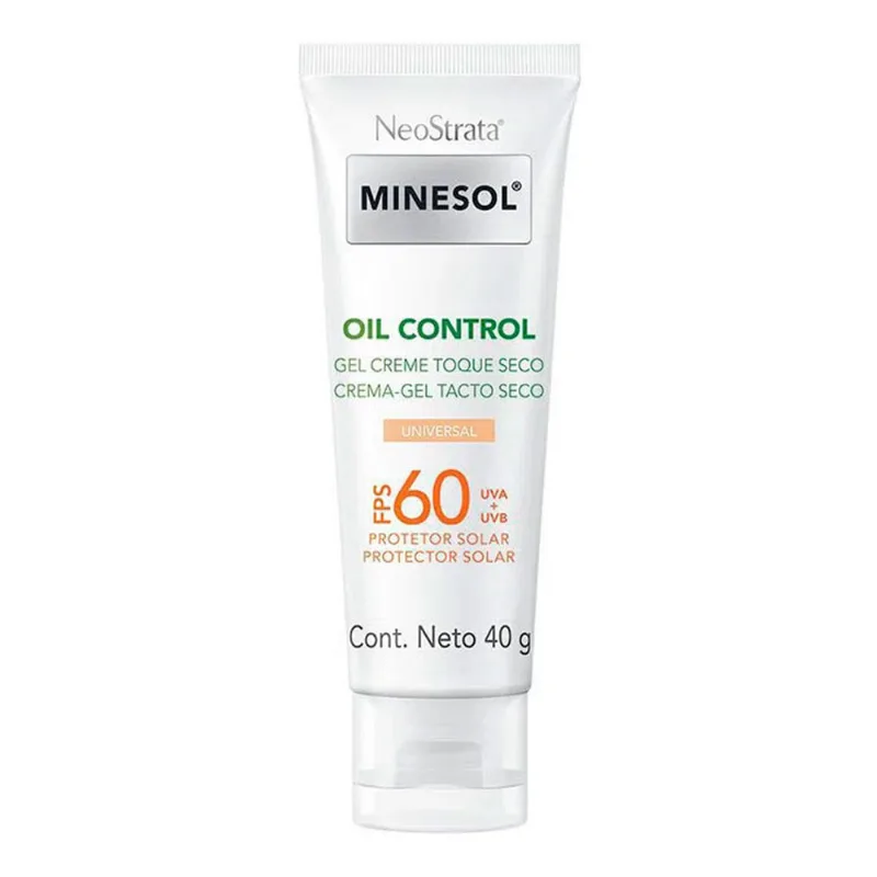 Protetor Solar Facial Neostrata Minesol Oil Control Cor Universal FPS60 40g