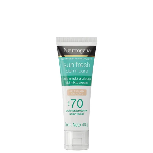 PROTETOR SOLAR NEUTROGENA PELE OLEOSA CLARA FPS 70 40G - NEUTROGENA - Dermo E Beleza