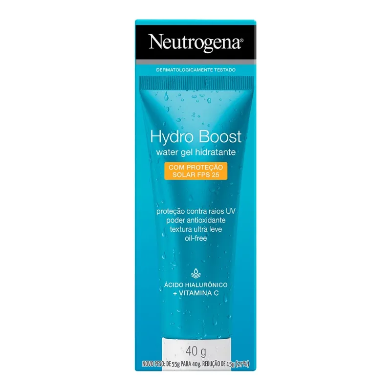 Hidratante Facial Neutrogena FPS25 Hydro Boost Water Gel 40g