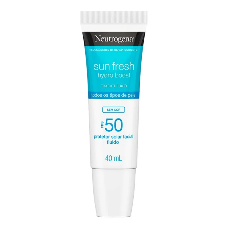 Protetor Solar Facial Neutrogena Sun Fresh Hydro Boost FPS50 40ml - Neutrogena - Protetor Solar
