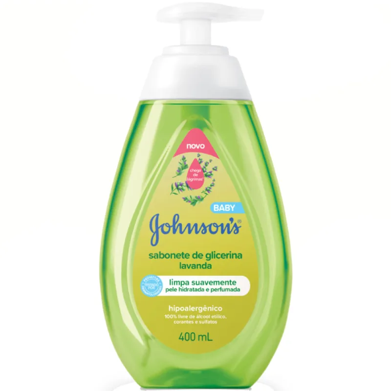 Sabonete Líquido de Glicerina Infantil Johnson's Baby Lavanda 400ml - Johnson's Baby - Beleza E Perfumaria