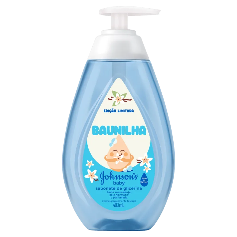Sabonete Líquido Glicerina Johnson's Baby Baunilha 400ml - Johnson's - Infantil