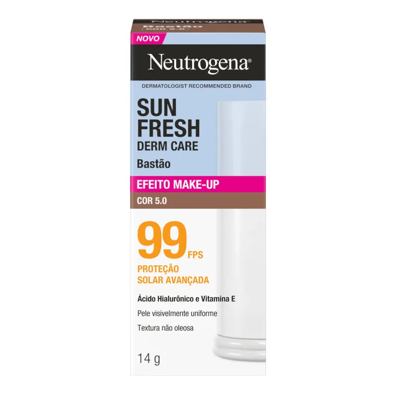 Bastão Efeito Makeup Neutrogena Sun Fresh FPS99 Cor 5.0 14g - Neutrogena - Protetor Solar
