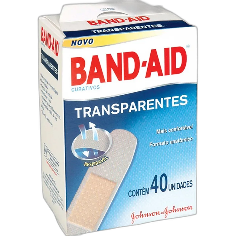 Curativo Transparente Band Aid C/40 Transparente Unit - BAND AID