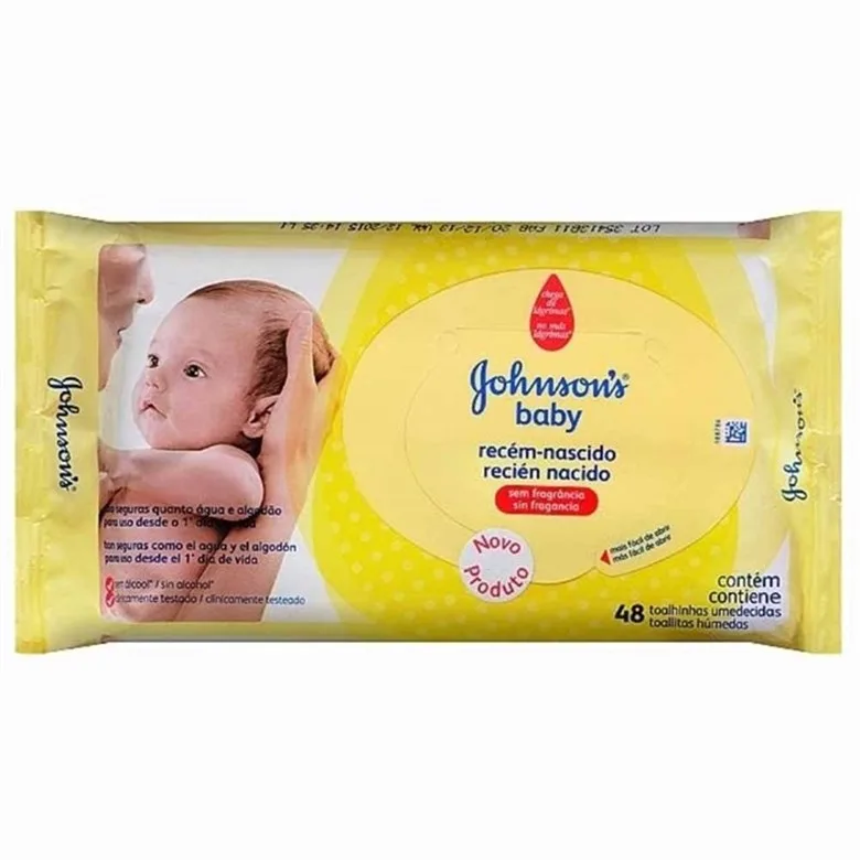 Lenço Umedecido Johnson S Baby Recém Nascido - JOHNSONS BABY