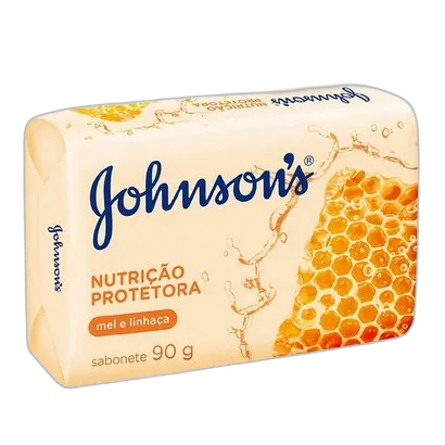 Sabonete Nutrição Protetora Mel E Linhaça 90g Johnson - JOHNSON
