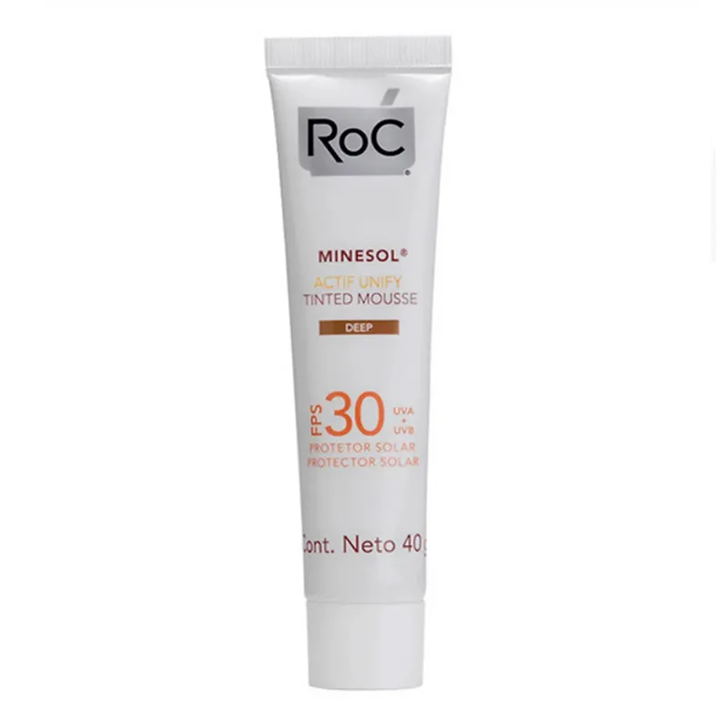 Protetor Solar Roc Minesol Actif Mousse Deep FPS30 40g