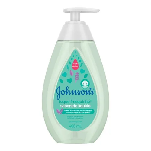 Sabonete Líquido Infantil Toque Fresquinho Johnson S Baby Frasco 400ml - JOHNSONS BABY
