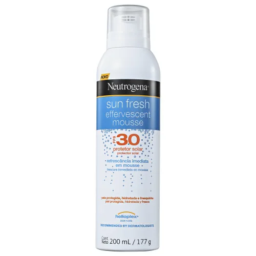 Protetor Solar Neutrogena Sun Fresh Mousse Fps 30 Com 200... - NEUTROGENA - Higiene E Beleza