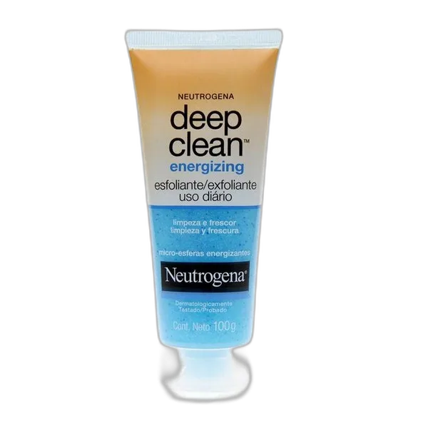 Esfoliante Energizing Neutrogena Deep Clean Bisnaga 100g - NEUTROGENA - Higiene E Beleza