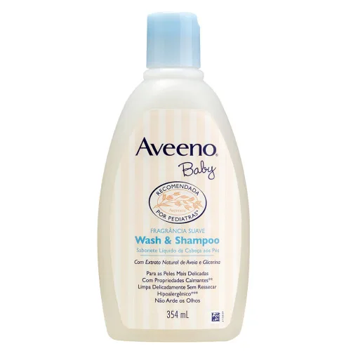 Sabonete Liq Aveeno Baby 354ml Cab. Pes - AVEENO BABY - Higiene E Beleza