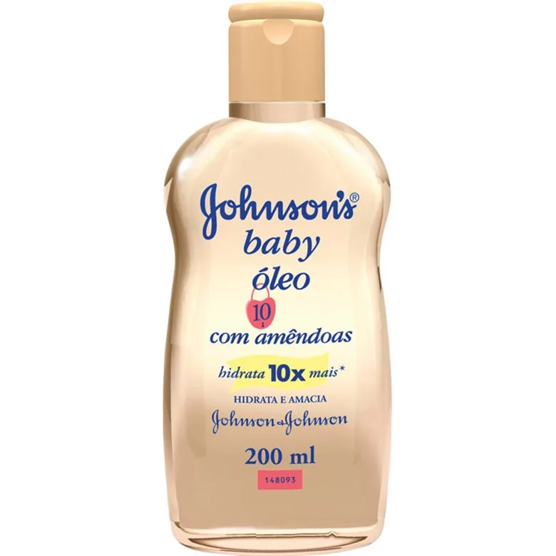 Óleo Para Bebê Com Amêndoas Johnson S Baby Frasco 200ml - JOHNSON JOHNSON