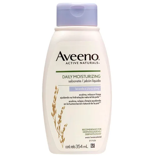 Sabonete Líquido Daily Moisturizing Lavanda E Ylang Ylang Aveeno - AVEENO - Higiene E Beleza