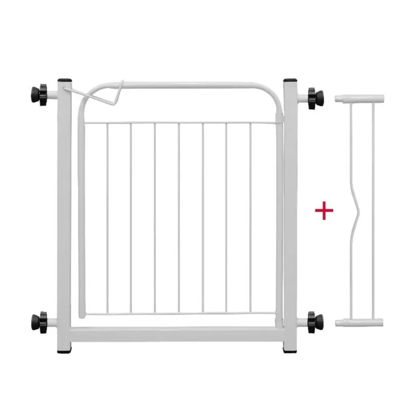 Portão Pet Bebê 80cm De Altura 69/84cm Largura Com Prolongador 10 Cm E