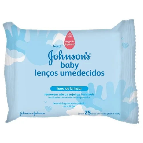 Lenço Umedecido Johnson S Baby Hora De Brincar - JOHNSONS BABY - Higiene E Beleza