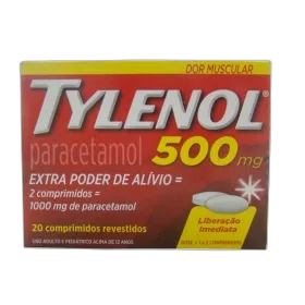 Tylenol 500 Mg 20 Comprimidos - TYLENOL - Farmácia