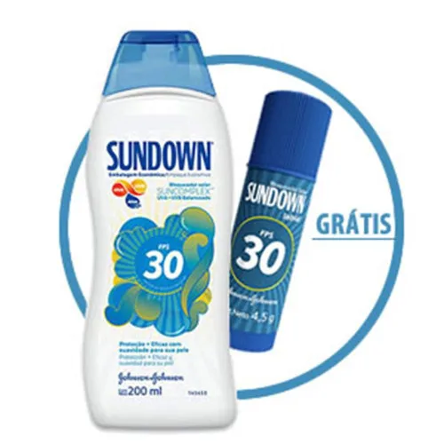 Kit Sundown Fps 30 200ml Bloq Labial - SUNDOWN - Higiene E Beleza