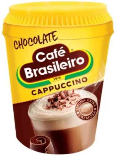 Cappuccino Brasileiro Chocolate 200g - BRASILEIRO - Mercearia