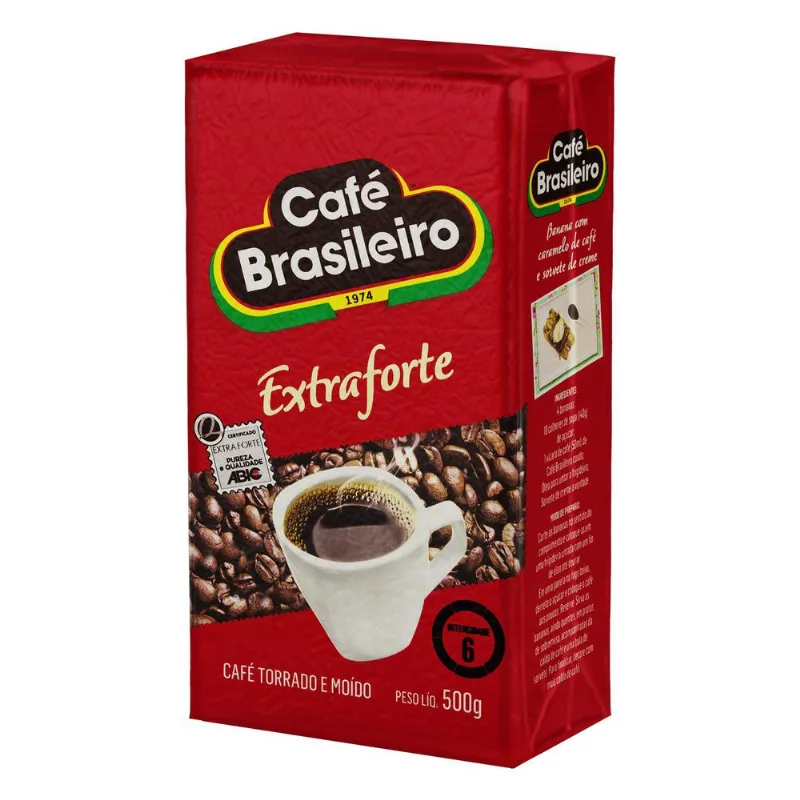 Café Torrado e Moído a Vácuo Extraforte Café Brasileiro Paco