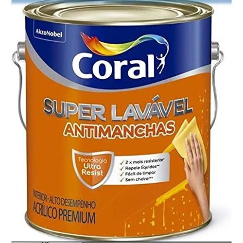 Consumo Super Lavavel Branco 3,6l - CORAL - Tintas / Pinturas