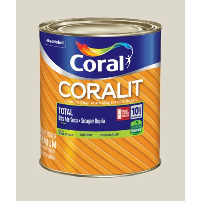Esmalte Premium Base Água Brilhante Coralit 0,9L Coral Esmalte Premium Base Água Brilhante Coralit Gelo 0,9L Coral