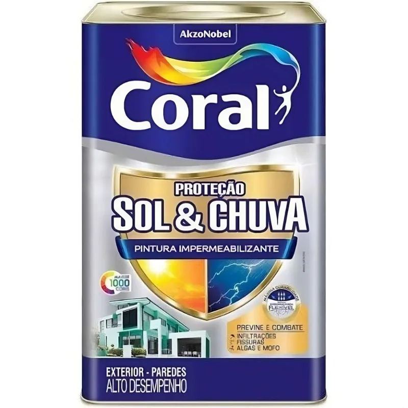 Base Coral Proteção Sol e Chuva 2630 PM 16 Litros