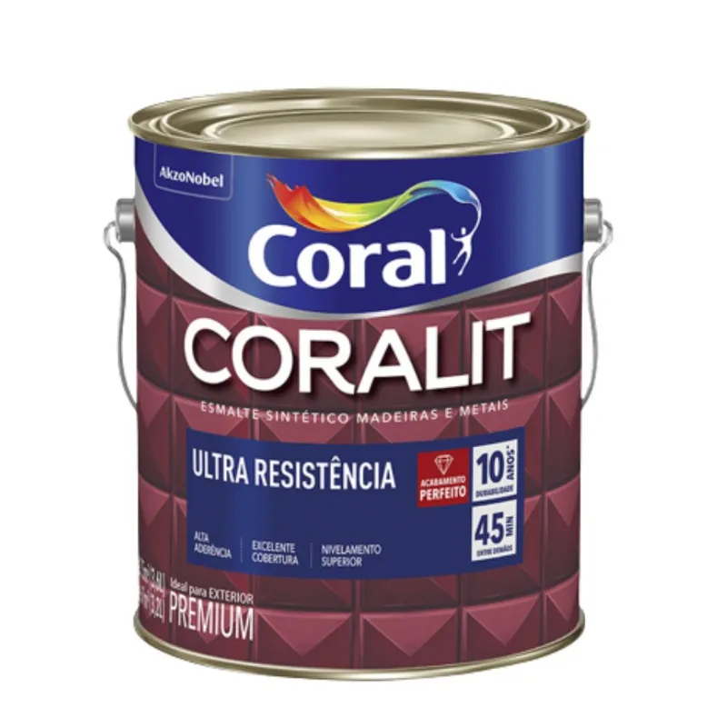 Esmalte Coralit Solvente Alto Brilho Creme 3.6l Coral