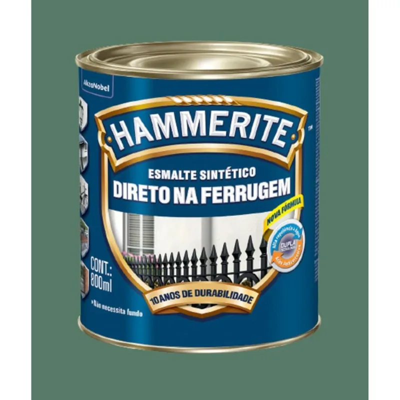 Esmalte Premium Sintético Brilhante Hammerite Verde Coral Esmalte Premium Sintético Brilhante Hammerite Verde 0,8L Coral