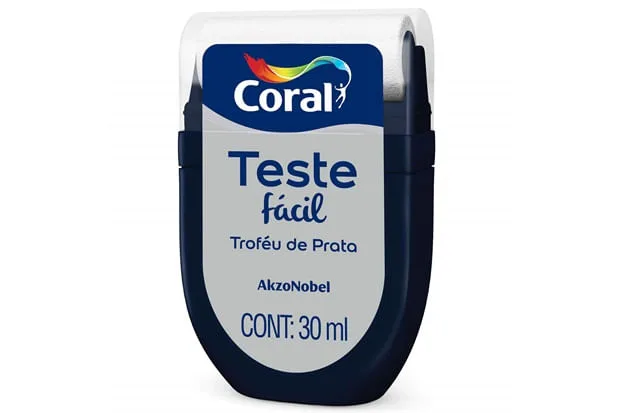 Teste Facil Trofeu De Prata 30ml Coral - Coral - Tinta