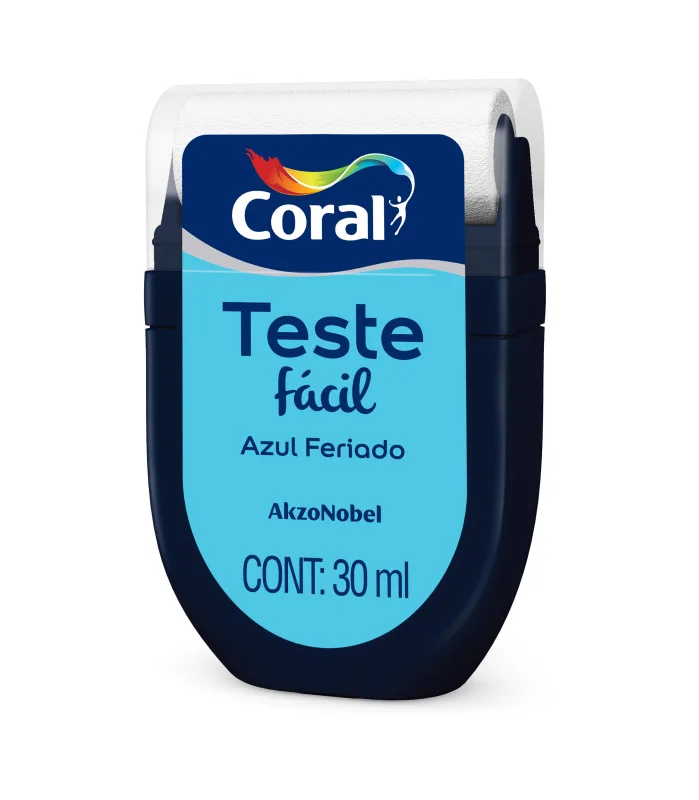 Teste Facil Azul Feriado 30ml Coral - Coral - Tinta