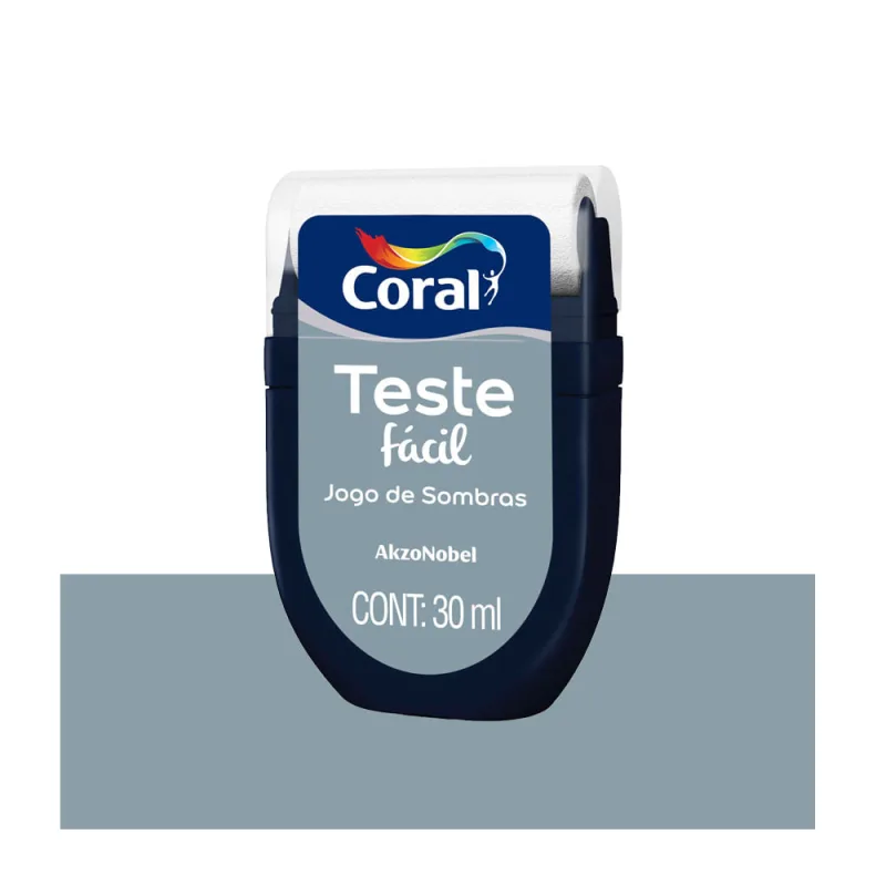 Teste Facil Jogo De Sombras 30ml Coral - Coral - Tinta